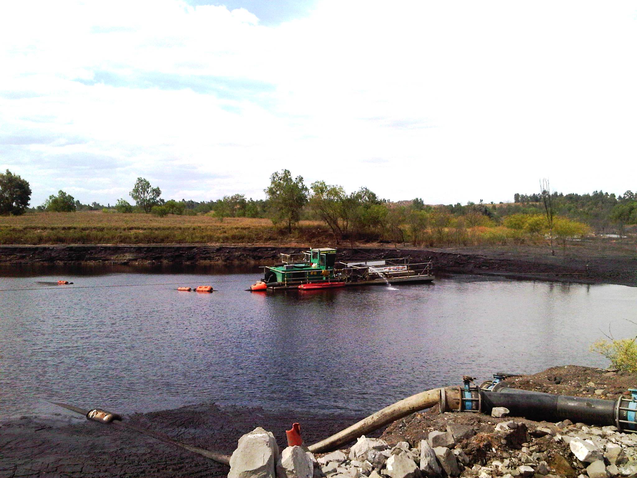 what is mining dredging